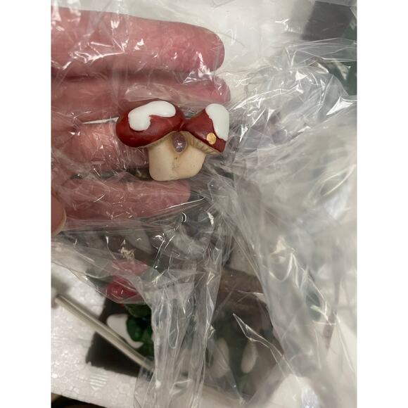 VTG Fitz & Floyd Holiday Hamlet Chapel Enchanted Forest Light Up Figurine Church - Picture 5 of 5